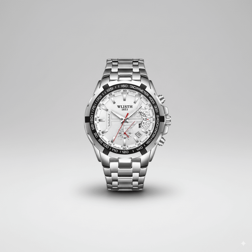 Men's waterproof quartz watch