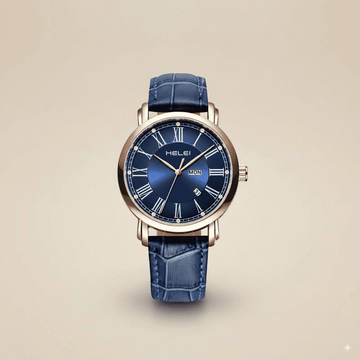 Business Leather Quartz Watch Men